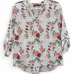 Cure Floral & Polka Dot Blouse - Women's
Small/Medium